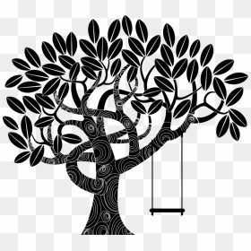 Funky Trees, HD Png Download - tree png silhouette