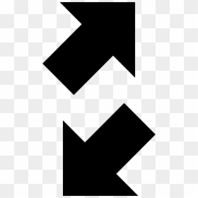 Arrow Up Down Diagonal, HD Png Download - thick line png