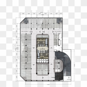 Modern Office Building Floor Plan, HD Png Download - floor plan png