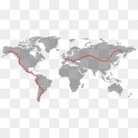 World Map Dotted Png, Transparent Png - global map png