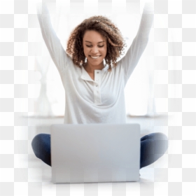 Girl, HD Png Download - happy woman png