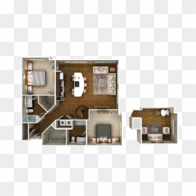 3d Floor Plans Top View, HD Png Download - floor plan png