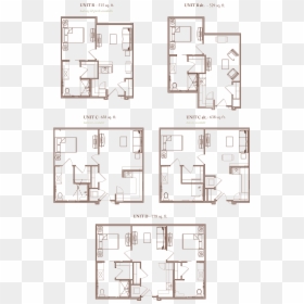 Assisted Living Unit Plan, HD Png Download - floor plan png