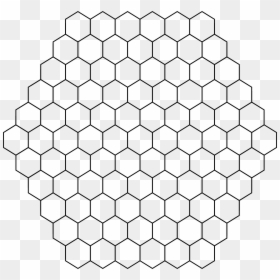 Black Hexagon Png, Transparent Png - black hexagon png