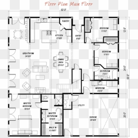 Sand Creek Post And Beam Floor Plans, HD Png Download - floor plan png
