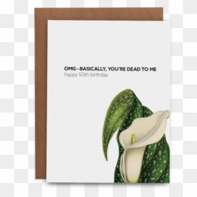 Greeting Card, HD Png Download - 50th birthday png