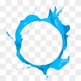 Blue Paint Splash Png, Transparent Png - splash paint png