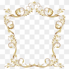 Bordure Page De Garde, HD Png Download - gold filigree png