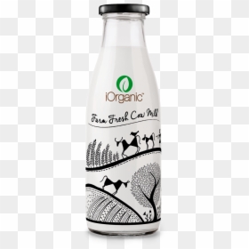 Cow Milk In Delhi, HD Png Download - milk bottle png