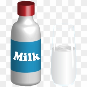 Milk, HD Png Download - milk bottle png