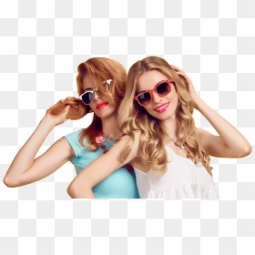 Sunglasses For Girls Png, Transparent Png - fashion girl png