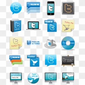 Twitter Icons, HD Png Download - twitter icon transparent png
