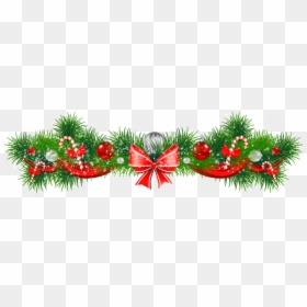 Christmas Clipart Garland, HD Png Download - gold christmas ornaments png