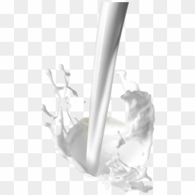 Milk Splash Png, Transparent Png - pouring milk png