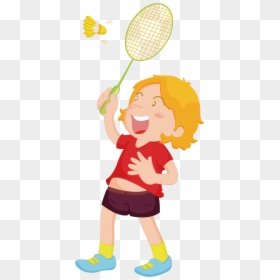 Badminton Play Clipart, HD Png Download - badminton png