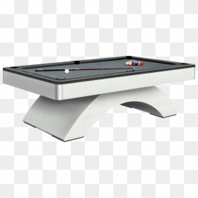 Contemporary Pool Table Silver, HD Png Download - pool ball png
