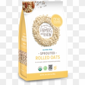 One Degree Organics Rolled Oats, HD Png Download - oats png