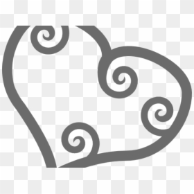 Maori Heart Png, Transparent Png - scrollwork png