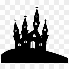 Church Hill Silhouette, HD Png Download - grassy hill png