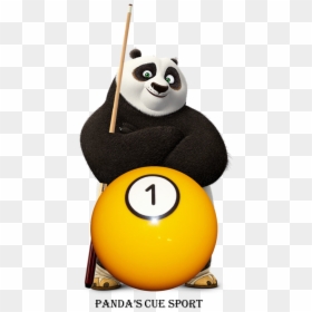 Pandas Cue Sport, HD Png Download - pool cue png