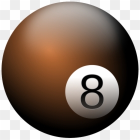 Billiard Ball, HD Png Download - pool cue png