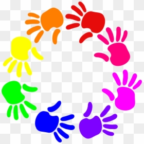 Circle Of Hands Clipart, HD Png Download - hands clipart png