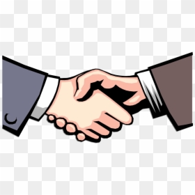 Shake Hands Vector Png, Transparent Png - hands clipart png