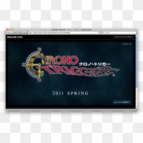 Chrono Trigger, HD Png Download - chrono trigger logo png