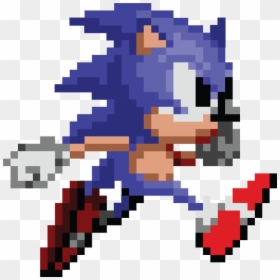 8 Bit Sonic Running, HD Png Download - me gusta face png