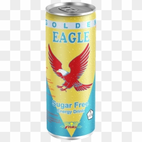 Golden Eagle Energy Drink, HD Png Download - red bull can png