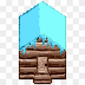 Pixel Art Log Cabin, HD Png Download - log cabin png