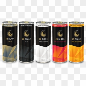 28 Black Drink, HD Png Download - red bull can png