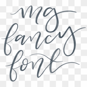 Calligraphy, HD Png Download - fancy white line png