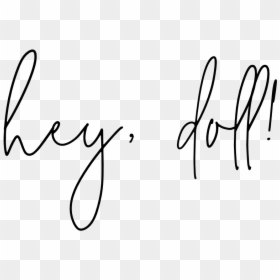 Calligraphy, HD Png Download - fancy white line png