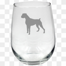 Stethoscope On Wine Glass, HD Png Download - boxer dog png