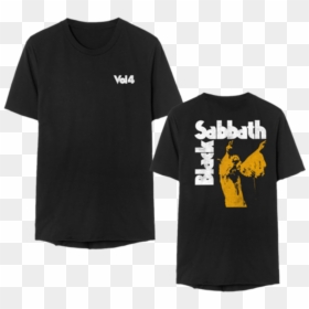 Black Sabbath Vol 4 T Shirt Europa, HD Png Download - black sabbath logo png