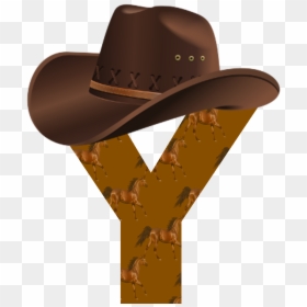 Cowboy Print Alphabet, HD Png Download - cowboy hat png transparent
