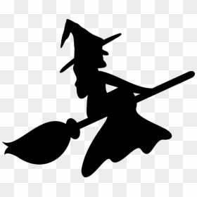 Printable Witch Silhouette, HD Png Download - stencil png