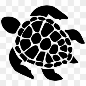 Sea Turtle Silhouette Vector, HD Png Download - stencil png