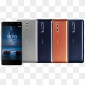 Nokia 8 Blau, HD Png Download - nokia png