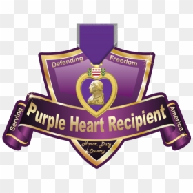 Crest, HD Png Download - purple heart medal png