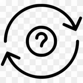 Repeat Question Icon, HD Png Download - question mark vector png