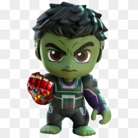 Cosbaby Hulk With Nano Gauntlet, HD Png Download - gauntlet png