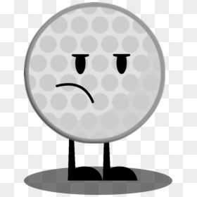 Golf Ball Bfdi, HD Png Download - golfball png