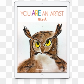 Great Horned Owl, HD Png Download - chalk outline png