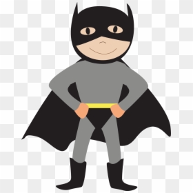 Boy With Little Brother Clipart, HD Png Download - superhero clipart png