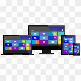Windows Computer Tablet Mobile, HD Png Download - windows 7 start button icon png