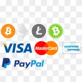 Powered By Shopify Com Bitcoin, HD Png Download - visa mastercard png