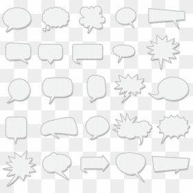 Different Types Of Thought Bubble, HD Png Download - speech bubble png cute