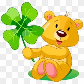 St Patrick's Day Cute Clipart, HD Png Download - teddy bear vector png